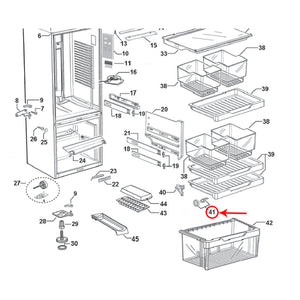 FISHER & PAYKEL 836517 WHEEL CHASSIS ASSEMBLY (GENUINE OEM PART)
