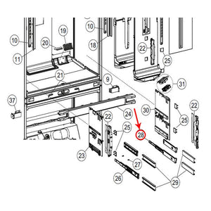 FISHER & PAYKEL 837844 SLIDE ASSEMBLY