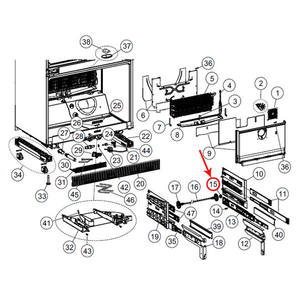 FISHER &amp; PAYKEL 838080 MOUNT PINION BRACKET (genuine oem part) - Parts Solution Group