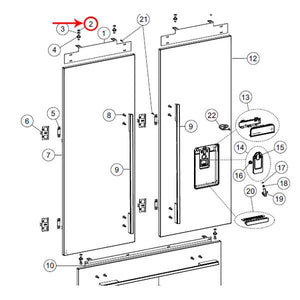 FISHER & PAYKEL 838158P NUT M8 HEX MS ZP KIT (genuine oem part)