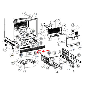 FISHER & PAYKEL 839231 GRILLE KICKSTRIP (genuine oem part)