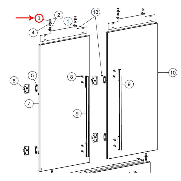 FISHER &amp; PAYKEL 842456P WASHER M8X21X1.6 ZP KIT (genuine oem part) - Parts Solution Group