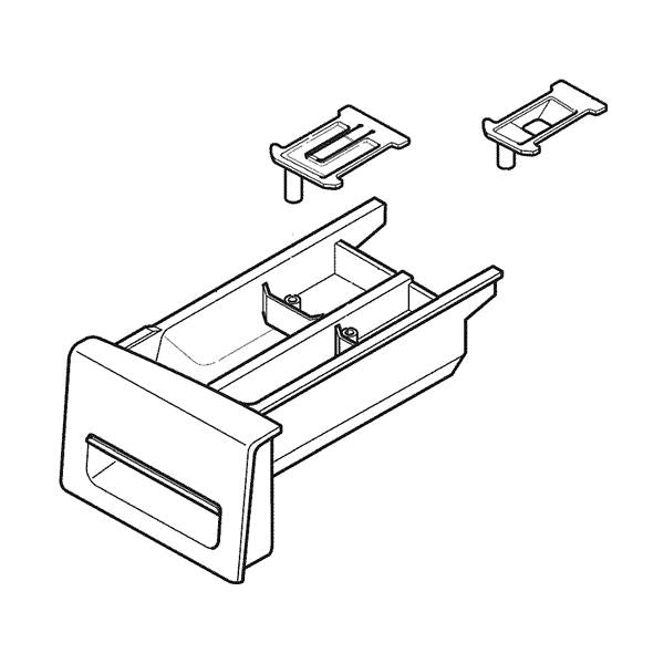 LG APPLIANCES AGL74074309 WASHER DISPENSER DRAWER ASSEMBLY (GENUINE OEM PART) - Parts Solution Group