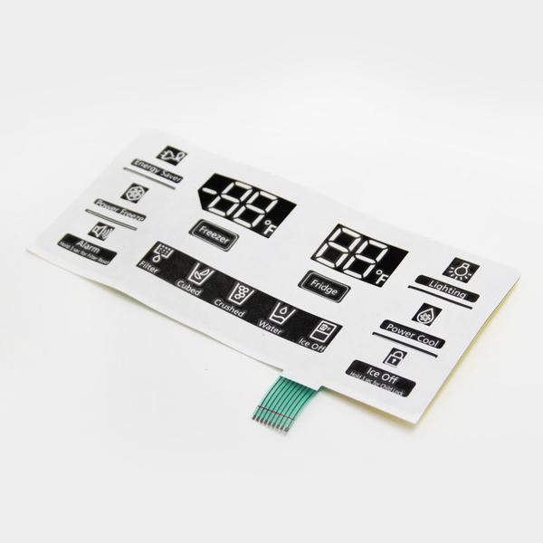 SAMSUNG DA64-03364A REFRIGERATOR DISPENSER CONTROL OVERLAY (genuine oem part) - Parts Solution Group