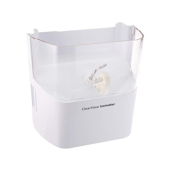 SAMSUNG DA97-06569L ASSY CASE-ICE BUCKET; GGH COOL WHITE IN-D (GENUINE OEM PART) - Parts Solution Group