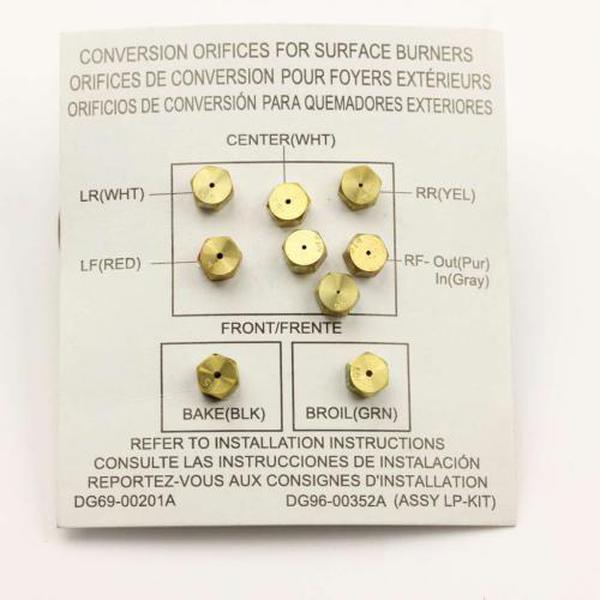 SAMSUNG DG96-00352A RANGE LP CONVERSION KIT (genuine oem part) - Parts Solution Group
