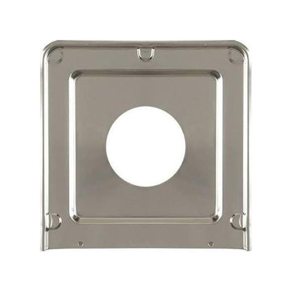 FRIGIDAIRE L304432963 BURNER DRIP BOWL CHROME SQUARE (GENUINE OEM PART) - Parts Solution Group
