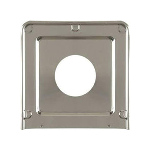 FRIGIDAIRE L304432963 BURNER DRIP BOWL CHROME SQUARE (GENUINE OEM PART)