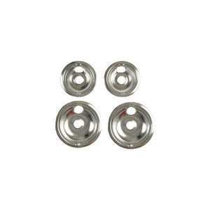 FRIGIDAIRE L304458798 SMART CHOICE 6 IN AND 8 IN CHROME DRIP BOWL SET (genuine oem part)