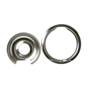 GE APPLIANCE PM32X12002 6-IN PAN W/RING (CHROME) (GENUINE OEM PART)
