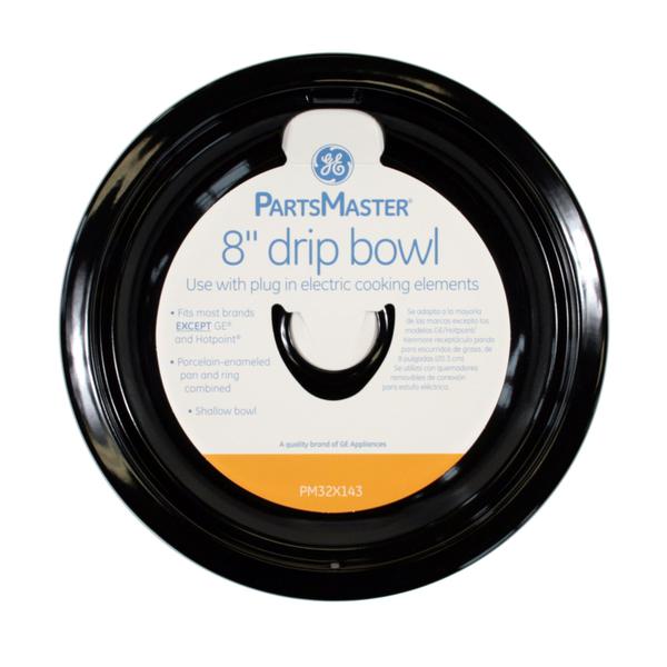 GE APPLIANCE PM32X143 RANGE DRIP PAN 8-INCH (genuine oem part) - Parts Solution Group