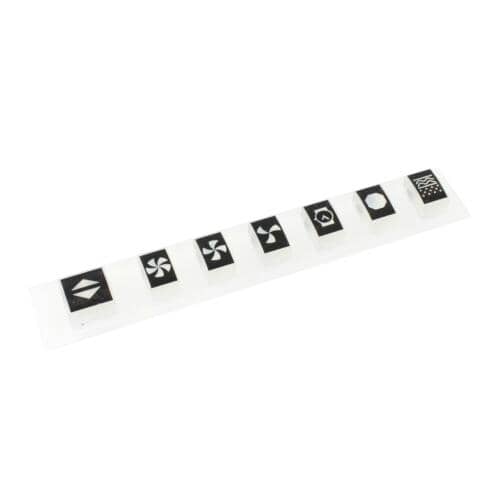 SAMSUNG DE81-07764A RAISED VENT KEYPAD (genuine oem part)