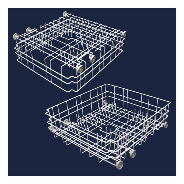 WHIRLPOOL W10139223 LOWER RACK ASSY (GENUINE OEM PART) - Parts Solution Group