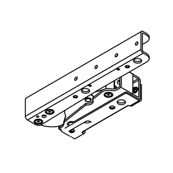WHIRLPOOL W10167398 REFRIGERATOR DOOR HINGE LEFT UPPER (GENUINE OEM PART) - Parts Solution Group