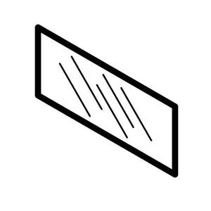 WHIRLPOOL W10169756 LENS HALOGEN SERVICE ON (GENUINE OEM PART)