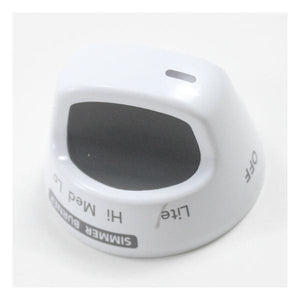 WHIRLPOOL W10193261 KNOB-GAS TCB WH (GENUINE OEM PART)