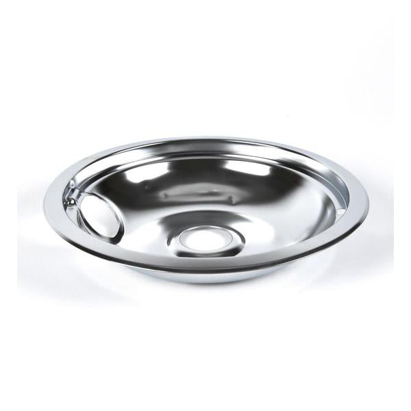 WHIRLPOOL W10196405RW 8-IN CHROME DRIP BOWL (GENUINE OEM PART) - Parts Solution Group