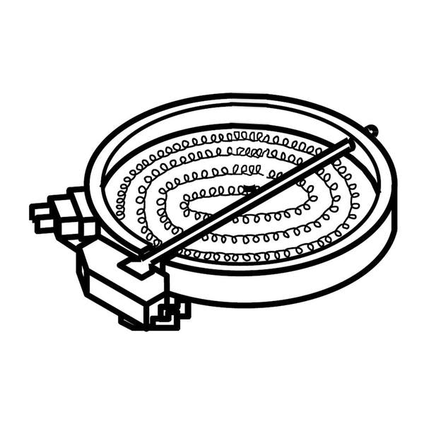 WHIRLPOOL W10203295 ELEMENT 1800/1000W RIBBO (GENUINE OEM PART) - Parts Solution Group