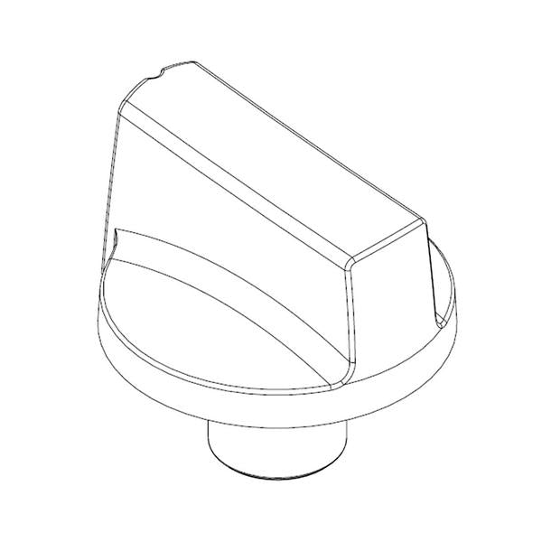 WHIRLPOOL W10209700 KNOB FAN SWITCH BLK (GENUINE OEM PART) - Parts Solution Group