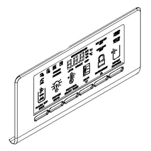 WHIRLPOOL W10276229 FASCIA-STEALTH DUAL FLAT (GENUINE OEM PART)