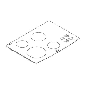 WHIRLPOOL W10285079 ASM - GLASS RCC3024R$B (GENUINE OEM PART)