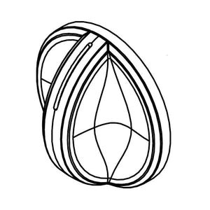 WHIRLPOOL W10339450 KNOB (GENUINE OEM PART)