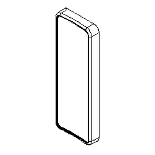 WHIRLPOOL W10353846 REFRIGERATOR DISPENSER ACTUATOR PAD (WHITE) (GENUINE OEM PART) - Parts Solution Group