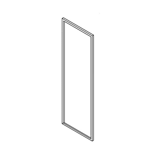 WHIRLPOOL W10355588 REFRIGERATOR DOOR GASKET (GRAY) (GENUINE OEM PART)