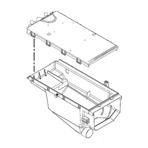 WHIRLPOOL W10364594 WASHER DISPENSER DRAWER HOUSING (GENUINE OEM PART)