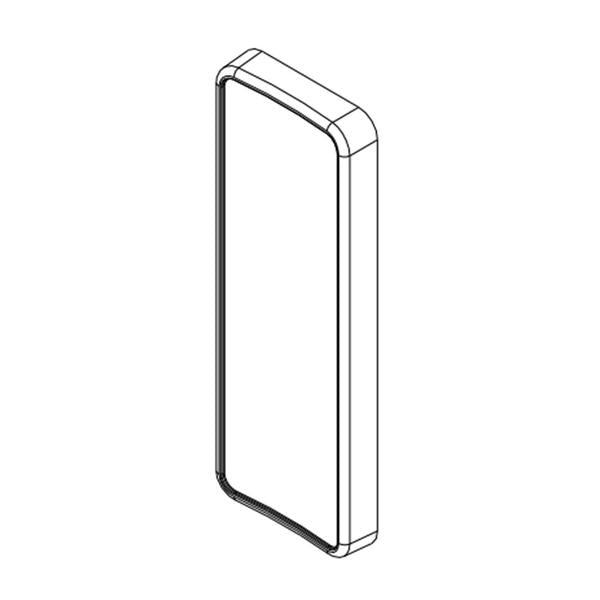 WHIRLPOOL W10368729 REFRIGERATOR DISPENSER ACTUATOR PAD (BLACK) (GENUINE OEM PART) - Parts Solution Group