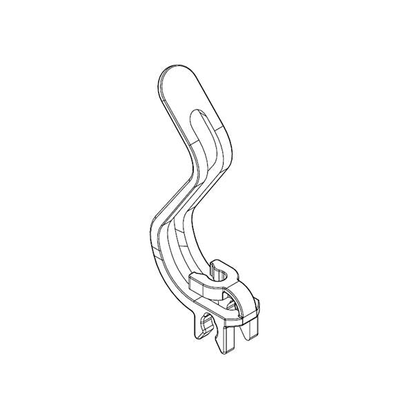 WHIRLPOOL W10372814 DISHWASHER DISHRACK NO-FLIP CLIP (GENUINE OEM PART)