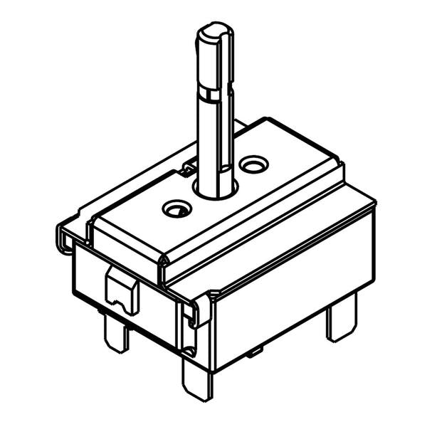 WHIRLPOOL W10431995 COOKTOP ELEMENT CONTROL SWITCH (GENUINE OEM PART) - Parts Solution Group