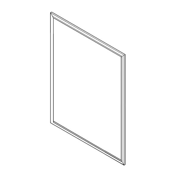 WHIRLPOOL W10443317 REFRIGERATOR DOOR GASKET (WHITE) (GENUINE OEM PART) - Parts Solution Group