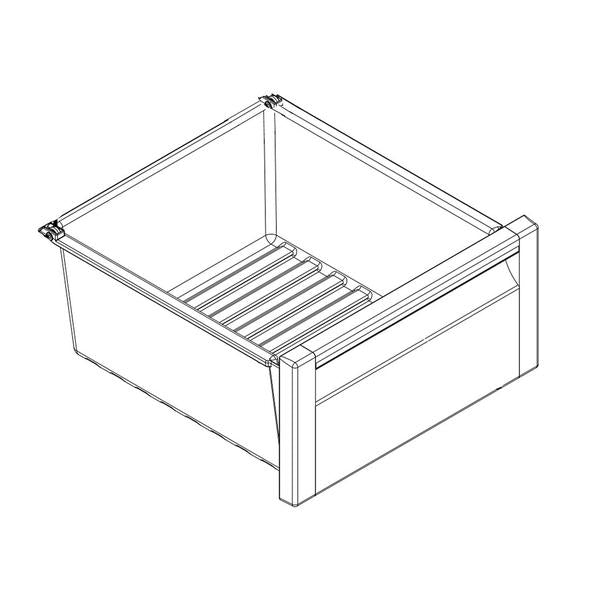 WHIRLPOOL W10531083 REFRIGERATOR CRISPER DRAWER (GENUINE OEM PART) - Parts Solution Group