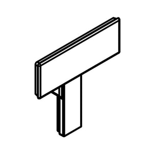 WHIRLPOOL W10555940 RANGE CONTROL PANEL END CAP RIGHT (STAINLESS) (GENUINE OEM PART)