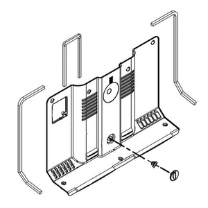 WHIRLPOOL W10573325 REFRIGERATOR EVAPORATOR COVER (GENUINE OEM PART)