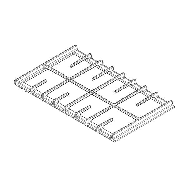 WHIRLPOOL W10583860 COOKTOP BURNER GRATE ASSEMBLY SIDE (GENUINE OEM PART) - Parts Solution Group