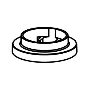 WHIRLPOOL W10618500 COOKTOP BURNER KNOB SKIRT (GENUINE OEM PART)