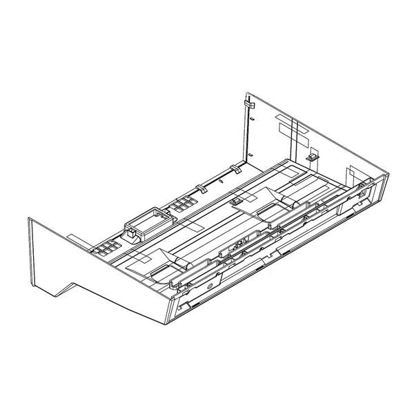 WHIRLPOOL W10636487 REFRIGERATOR COMPARTMENT EVAPORATOR COVER (GENUINE OEM PART) - Parts Solution Group