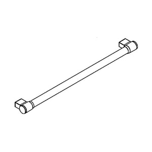 WHIRLPOOL W10653408 DOOR HANDLE ASSEMBLY (GENUINE OEM PART)