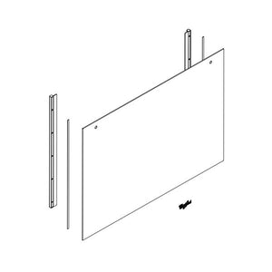 WHIRLPOOL W10677248 RANGE OVEN DOOR OUTER PANEL (GENUINE OEM PART)