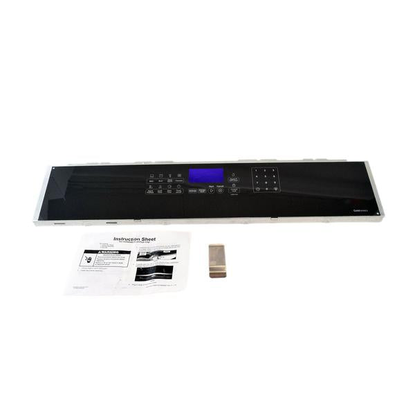 WHIRLPOOL W10678665 RANGE OVEN CONTROL OVERLAY KIT (BLACK) (GENUINE OEM PART) - Parts Solution Group