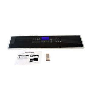 WHIRLPOOL W10678665 RANGE OVEN CONTROL OVERLAY KIT (BLACK) (GENUINE OEM PART)