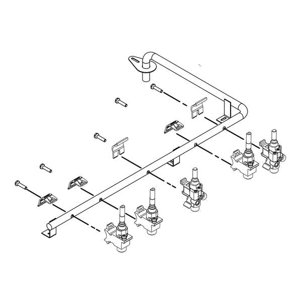 WHIRLPOOL W10682075 MANIFOLD (GENUINE OEM PART) - Parts Solution Group