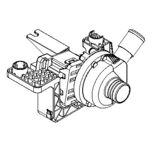 WHIRLPOOL W10698222 WASHER RECIRCULATION PUMP (GENUINE OEM PART)