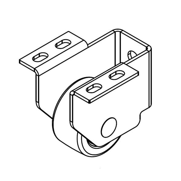 WHIRLPOOL W10720528 REFRIGERATOR ROLLER ASSEMBLY (GENUINE OEM PART) - Parts Solution Group