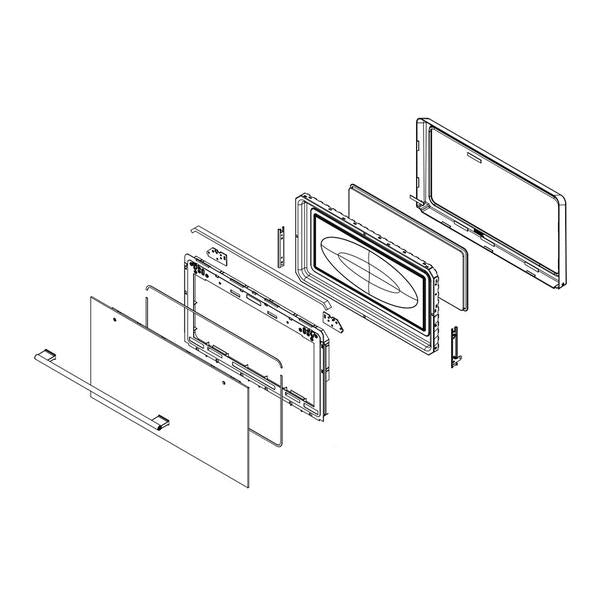 WHIRLPOOL W10721486 DOOR/MW (GENUINE OEM PART) - Parts Solution Group