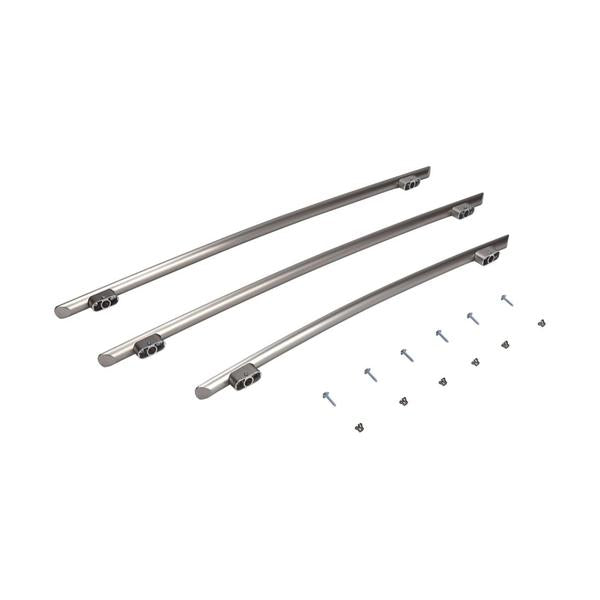 WHIRLPOOL W10745430 REFRIGERATOR DOOR EURO-STYLE HANDLE SET (STAINLESS) (GENUINE OEM PART) - Parts Solution Group