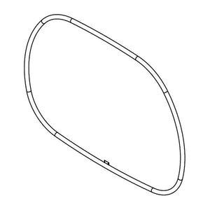 WHIRLPOOL W10763835 DRYER DOOR SEAL (GENUINE OEM PART)