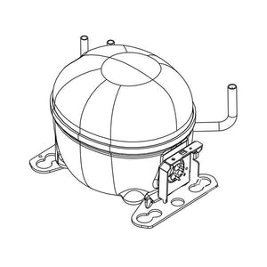 WHIRLPOOL W10769822 REFRIGERATOR COMPRESSOR (GENUINE OEM PART)